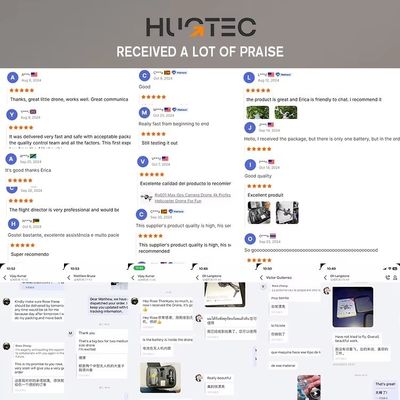 Ενιαίο μέγεθος συσκευασίας CM 22.7X8X18.5 HUGTEC Dm97 E88 PRO Οπτική θέση ροής Drone App Ελέγχεται 360 Flip πλαστικό