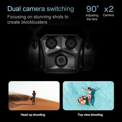 Lu900 Μίνι Drone 4k Δύο κάμερες Drone με 5g Wifi Fpv Abs τηλεχειριστήριο παιχνίδια 100m Απόσταση μετάδοσης εικόνας Ναι Gyro