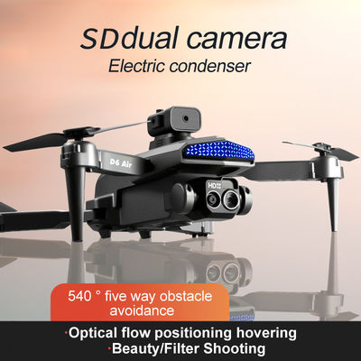 D6 Air Mini Drone Professional 4k HD Camera Quadcopter με αναδιπλούμενο σχεδιασμό αποφυγής εμποδίων και τηλεχειρισμού
