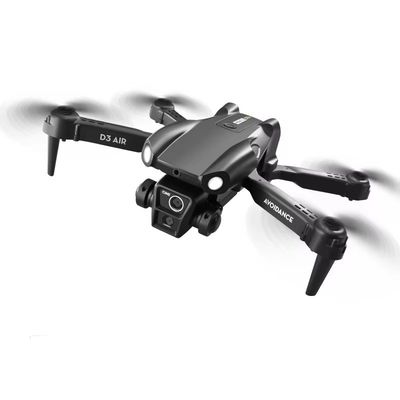2024 D3 Air Drone LED Light 360 μοίρες Tumbling Headless Mode Οπτική θέση ροής αναδιπλούμενο RC Drone για αρχάριους