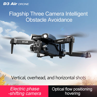 2024 D3 Air Drone LED Light 360 μοίρες Tumbling Headless Mode Οπτική θέση ροής αναδιπλούμενο RC Drone για αρχάριους
