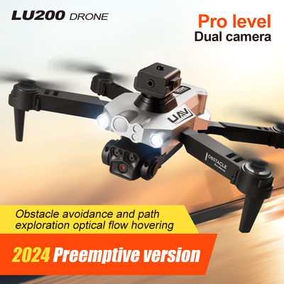 Lu200 Γεστική Βίντεο Παιχνίδι Drone Αποφυγή εμποδίων 360 μοίρες Γύρισμα 2.4g Wifi Fpv Selfie Drone Πλαστικό Uav Aerial Quadcopter
