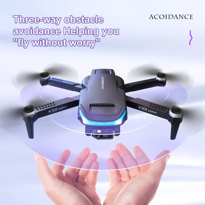 πλαστικό μαύρο γκρι K101 Max Drone 4k κάμερα οπτική ροή αποφυγή εμποδίων Drone με κάμερα HD