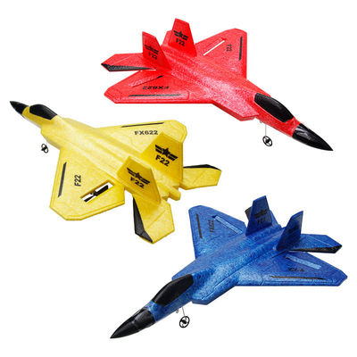Βιώστε την ενθουσιασμό του Fx622 F22 Raptor Fighter Jet 2.4G 2CH EPP RC αεροπλάνο με LED φώτα Εποχή 5-7 χρόνια