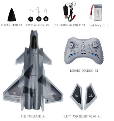 Unisex 2.4G 4-Channel 6-Axis Gyro EPP Foam J20 RC Glider Αεροπλάνο Σταθερή πτέρυγα Εξωτερικό τηλεχειριστήριο RC Αεροπλάνο Αεροπλάνο Παιχνίδια
