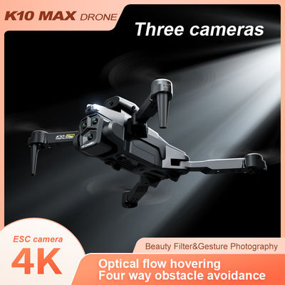 K10 Max Drone Αποφυγή εμποδίων 4K Ultra HD κάμερα 2.4G RC Quadcopter Τέσσερις κατευθύνσεις οπτική ροή Μίνι αναδιπλούμενα Drones K10 Fpv