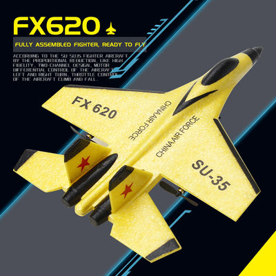 FX620 2.4GHz 2-Channel Foam RC Plane Model Glider RC Jet Airplane με χρόνο φόρτισης 60 λεπτών και μπαταρία 3.7V 150mAh