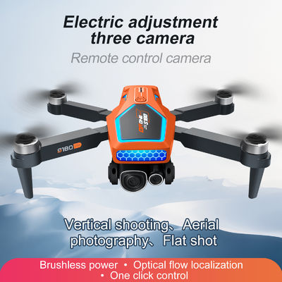 S180 Rc Brushless Drone Hd Ηλεκτρική ρύθμιση Αεροφωτογραφία Wifi Οπτική ροή 4 άξονες Αποφυγή εμποδίων αεροσκαφών για αρχάριους
