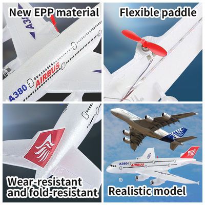 2.4G RC αεροπλάνο A380 μοντέλο ελικόπτερο παιχνιδιού με ανθεκτικό στυροφόνο 110m Range Original Box Include
