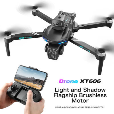 Δρόνο τύπου Xt606 Αεροπλάνο 2.4g Wifi Fpv Μεταφορά σε πραγματικό χρόνο Δρόνο χωρίς βούρτσα 4k Pro 100m App Control Ένα κλειδί απογείωση προσγείωση