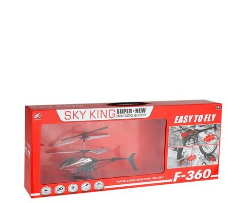 F360 2.4Ghz Anti-Interference Ελικόπτερο Αρχάριος έως Pro Ελικόπτερο Μικροσκοπικό Αεροπαιχνίδι 6 * AA μπαταρία ελεγκτή