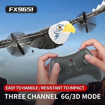 Χαρακτηριστικά RTF 3ch Epp Foam Rc Simulation Wingspan Bald Eagle 2.4g Rc Glider αεροπλάνο παιχνίδια με 14 έτη μέχρι ηλικιακό εύρος