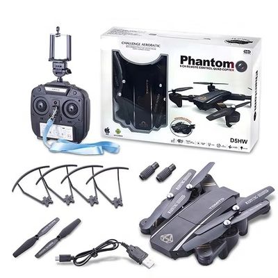 D5Hw Ζεστά Προϊόντα Drone Υψηλή δημοτικότητα Brushless Motor Drone Κάμερα Wi-Fi Ασύρματη επικοινωνία Τεχνολογία 45X45X8 Μέγεθος