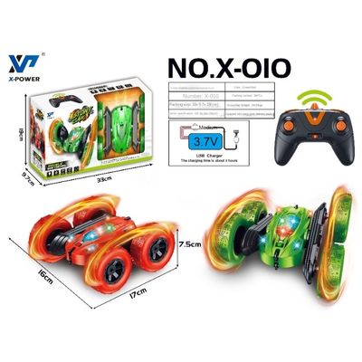 X-010 Rc Mini Stunt Car 2.4ghz Διπλής όψης 360 μοίρες Κατεβάσιμος τηλεχειριστήρας Stunt Car Toys για παιδική ψυχαγωγία