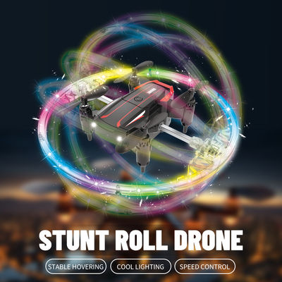 LED Stunt Rc Drone Πολυχρωματικό φως περιστροφή Uav Quadrocopter Απόσταση τηλεχειρισμού περίπου 100m Τέλειο δώρο για παιδιά