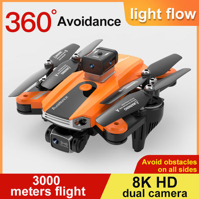 7.4V 2500mAh χωρητικότητα μπαταρίας Αεροπορικό Drone Quadcopter με διπλή κάμερα και αποφυγή εμποδίων