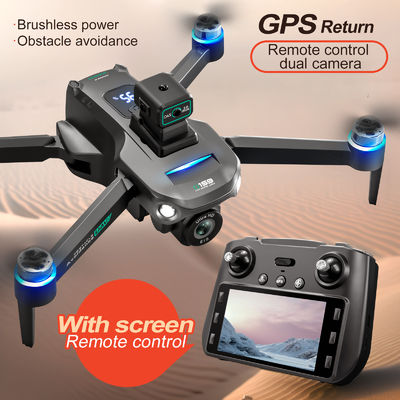 Πλαστικό S159 5g Wifi Fpv GPS Quadcopter Drone 4khd Δύο κάμερες 25 λεπτά Αντοχή Αποφυγή εμποδίων Led Μεγάλη οθόνη τηλεχειριστή Rc Drone