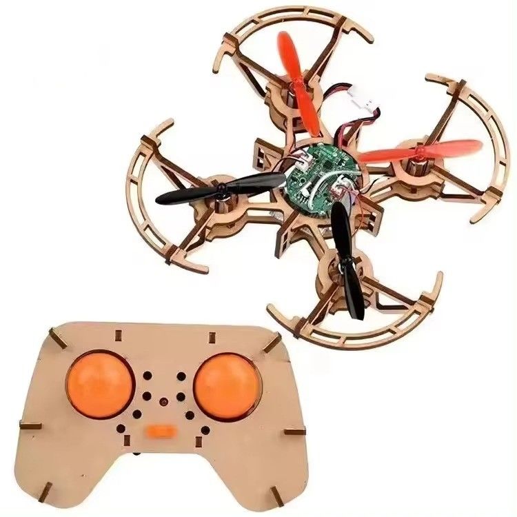 Κατασκευάστε και Μάθετε Diy ξύλινο κτίριο Drone Quadcopter συναρμολογήστε Rc Drones Kit Set Toy εκπαίδευση για τους μαθητές διδάσκοντας τα παιδιά
