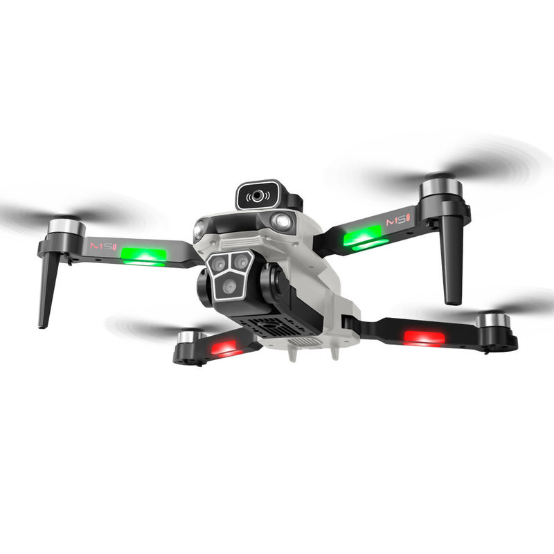 Τυλιζόμενο Quadcopter Rc Dron M1s Μίνι Drone 5g Wifi Fpv 4k Επαγγελματική Αποφυγή Περαστικών Προβλήσεων Διπλή κάμερα για Νεαρά Drones