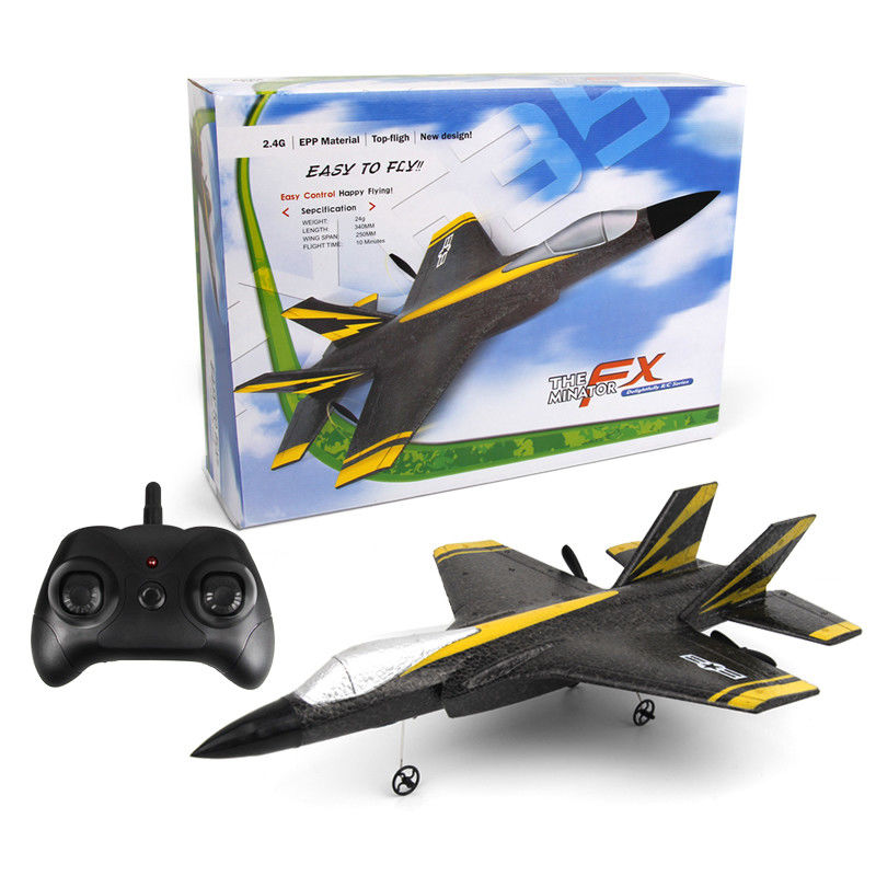 2.4G 2CH Fx635 Σταθερή πτέρυγα EPP Foam RC Glider Αεροπλάνο F35 RTF Απόμακρο χειριστικό μοντέλο αεροπλάνου με μπαταρία AA*2
