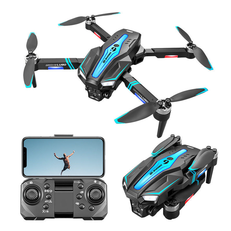 Αρχάριοι Drones Τριάξονα θέση ροής Brushless Mini αναδιπλούμενο Drone με υπέρυθρη αποφυγή εμποδίων και 4k κάμερα