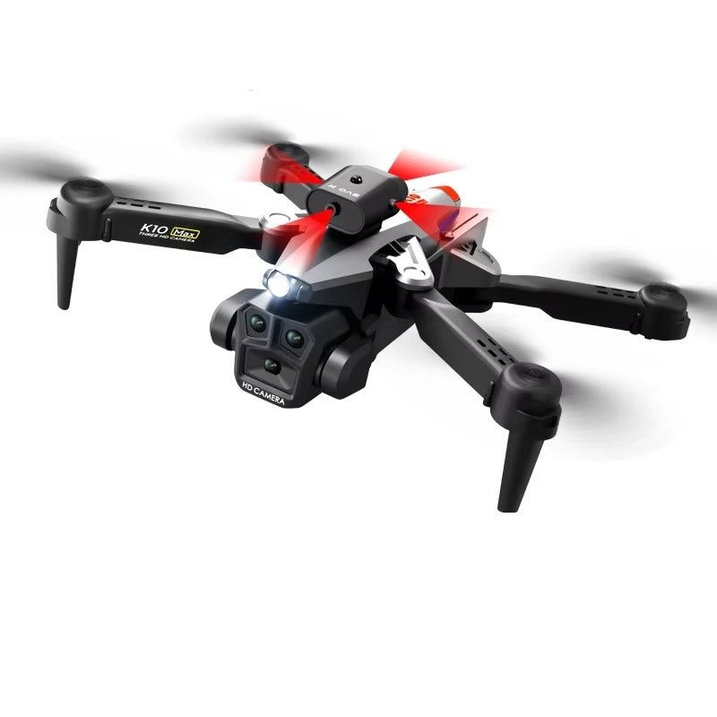 K10 Max Drone Αποφυγή εμποδίων 4K Ultra HD κάμερα 2.4G RC Quadcopter Τέσσερις κατευθύνσεις οπτική ροή Μίνι αναδιπλούμενα Drones K10 Fpv