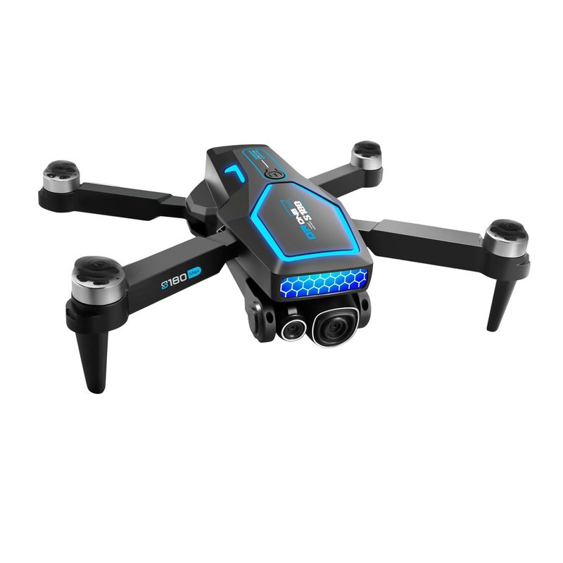 S180 Rc Brushless Drone Hd Ηλεκτρική ρύθμιση Αεροφωτογραφία Wifi Οπτική ροή 4 άξονες Αποφυγή εμποδίων αεροσκαφών για αρχάριους