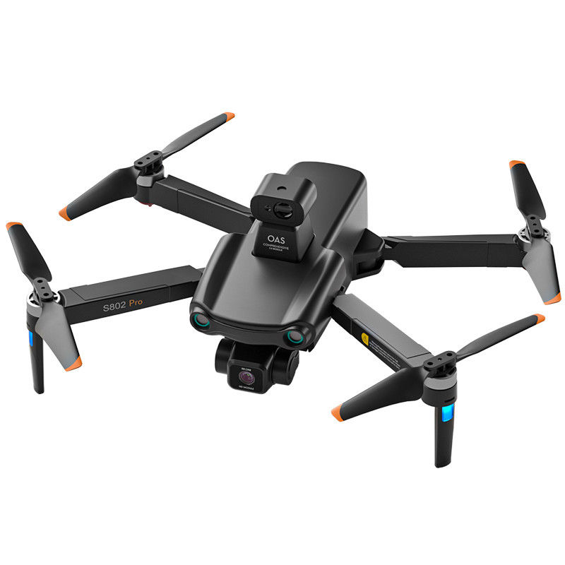S808 Drone 360 Αποφυγή εμποδίων Χωρίς βούρτσα Τρεις άξονες Eis Αντι-τρομάξιμο Ptz 8k Υπερ-καθαρή εναέρια φωτογραφία GPS Rc Αεροπλάνα